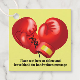 Boxinghandskar, favoritkort för design gåvor etiketter