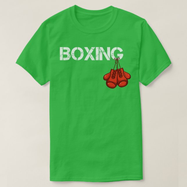 Boxinghandskar, gåva till boxare t shirt (Design framsida)
