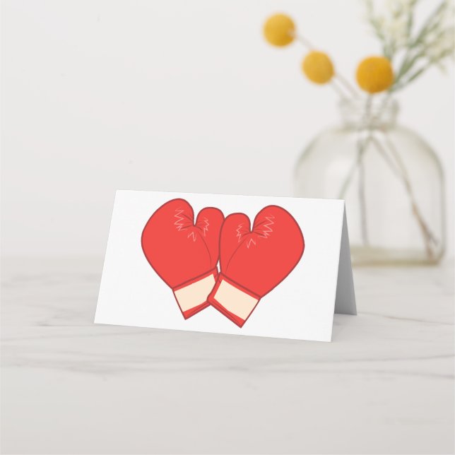 Boxinghandskar Placeringskort (Framsida)