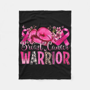 Boxinghandskar Rosa Ribbon Breast Cancer Warrior A Fleecefilt