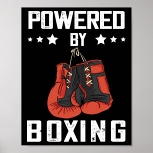Boxinghandskar som drivs av Boxing Boxer Kickboxer Poster