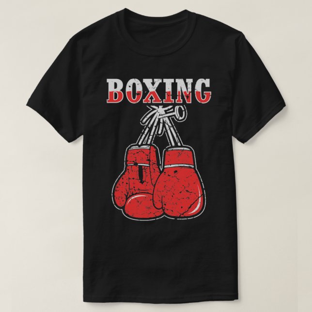 Boxinghandskar T Shirt (Design framsida)
