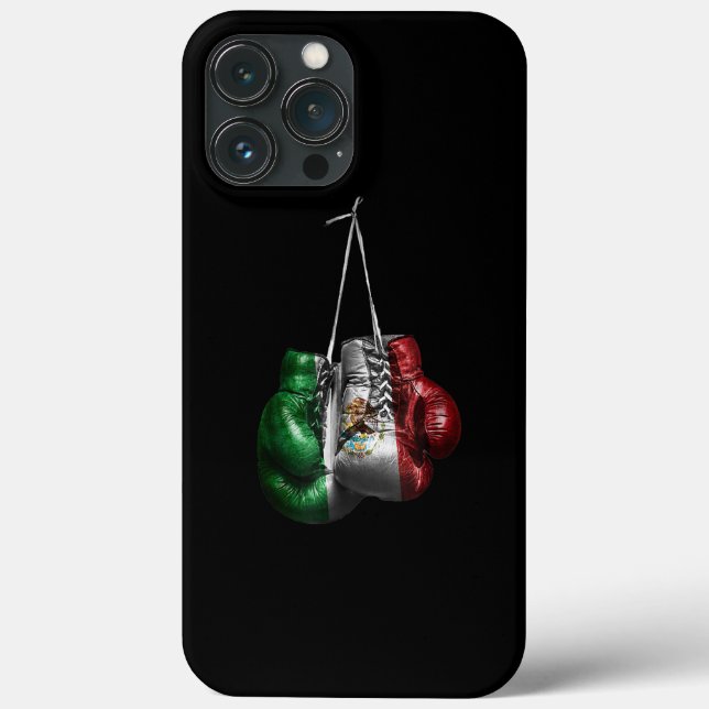 Boxinghandskar T-Shirt - Mexico Vintage flagga (Baksida)