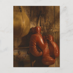 Boxinghandskar Vykort