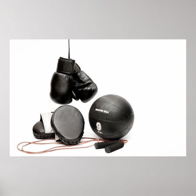 BOXINGSUTRUSTNING POSTER (Framsidan)