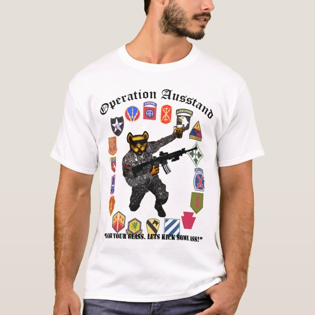 Boxler-Armén puben turnerar skjortan Tee (Framsida)