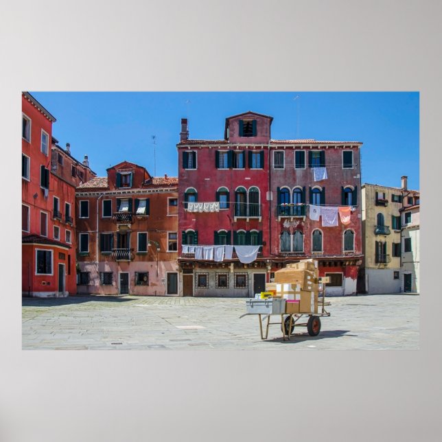 Boxleverans i Venedig Poster (Framsidan)