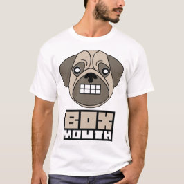 Boxmouth mopshund t-shirt