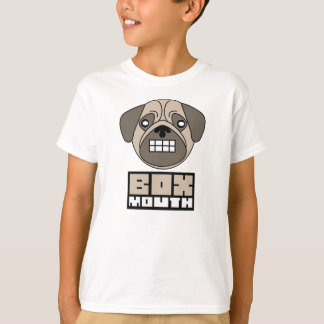 Boxmouth mopshund t-shirt