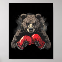 Boxning Björnälskare Boxnings Handskor Kickboxning