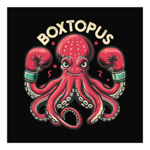 Boxning Bläckfisk - Boxtopus Fototryck