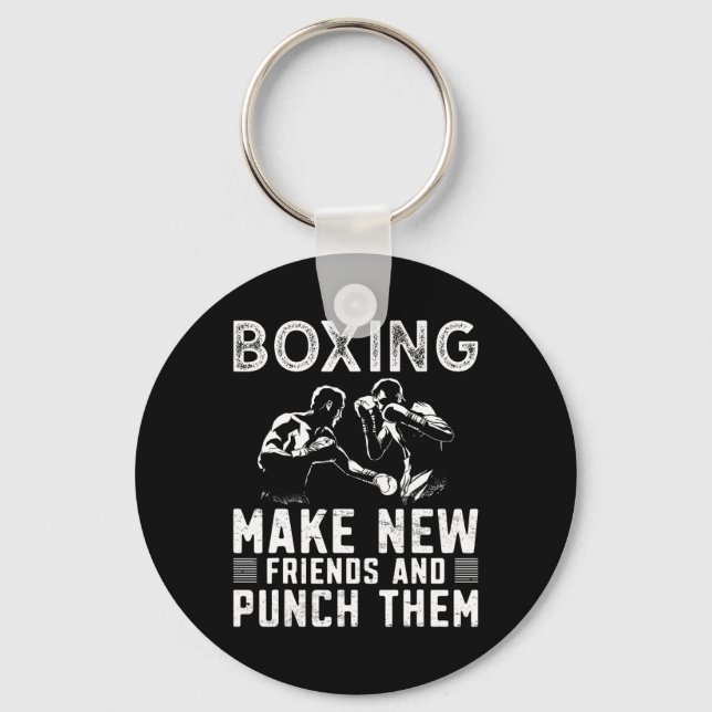 Boxning Boxare 1  Nyckelring (Framsida)