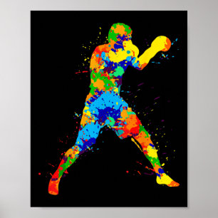 Boxning Boxare Pojkar Barn Män Poster
