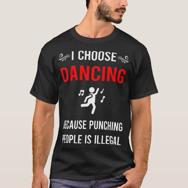 Boxning Dans Dans Dansare T Shirt (Framsida)
