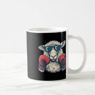 Boxning Får Lamm Boxnings Handskor Kickboxning Rol Kaffemugg