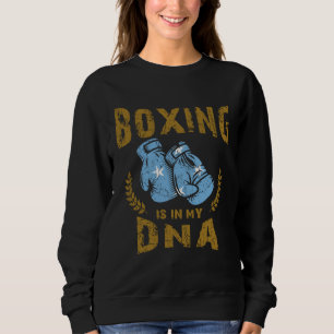Boxning finns i mitt D N A Mikronesien Flagga Boxn T Shirt