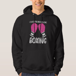 Boxning för män och kvinnor Boxare Sparringmatch Hoodie