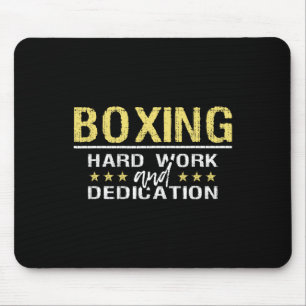 Boxning Hårt Arbete Och Dedikation - Kickboxningsg Musmatta