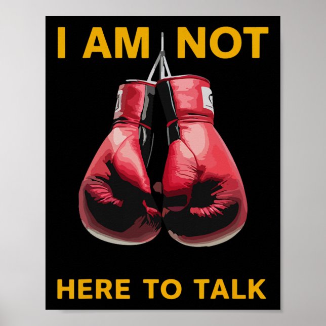 Boxning Kickboxning Boxningsälskare Boxare Roligt  Poster (Framsidan)