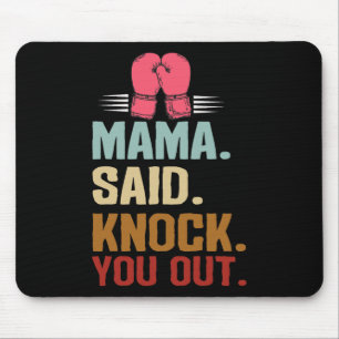 Boxning Kickboxning Mamma sa slå dig mors dag Musmatta