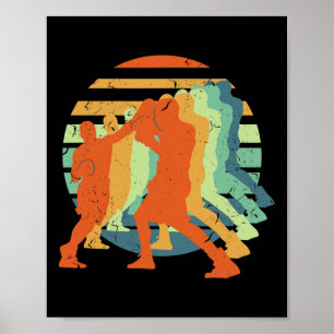 Boxning, Kickboxning, Muay Thai, Män Pojkar Comt S Poster