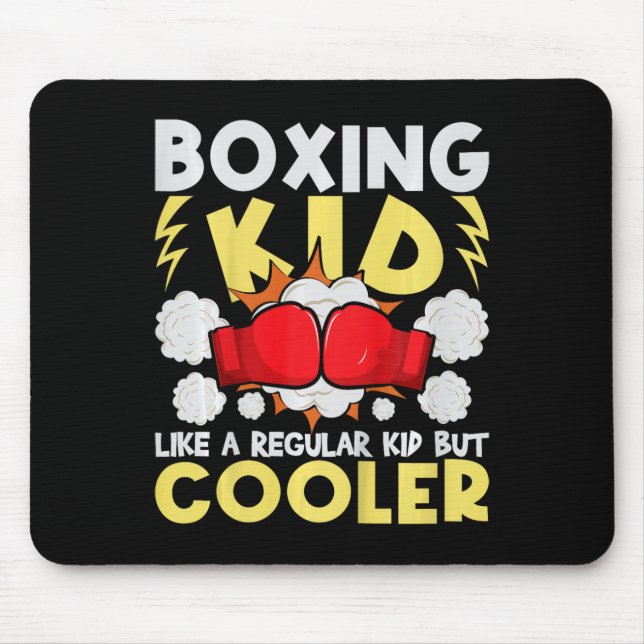 Boxning Kid som en vanlig unge men coolare - Boxar Musmatta (Framsidan)