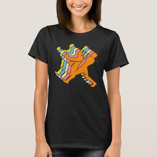 Boxning Retro Boxning Boxare T Shirt (Framsida)