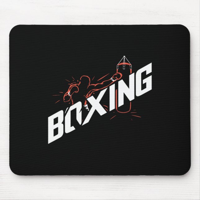 Boxning Slagsmål Byg Boxning Kickboxning Boxningsä Musmatta (Framsidan)