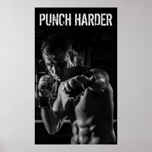 Boxning Slagträning Motiverande Poster
