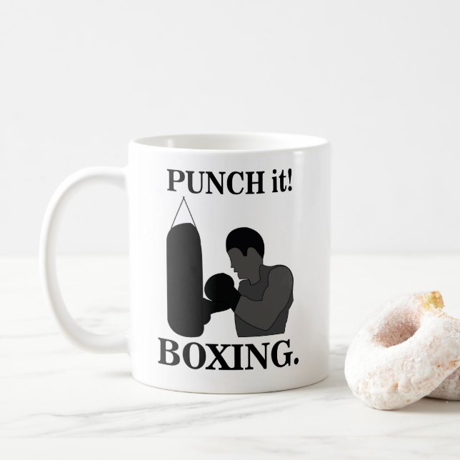 Boxning Sport Slå Till Boxning Kaffemugg (Med munk)