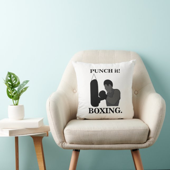 Boxning Sport Slå till Kudde (Stol)
