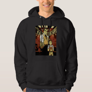 Boxning Sportentusiaster Vintage Pop Boxare 3 Hoodie