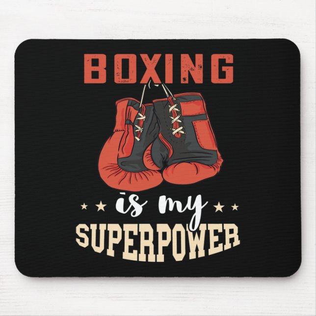 Boxning Superpower Boxningshandskor Kickboxare Kic Musmatta (Framsidan)