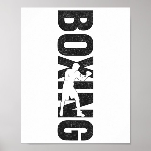 Boxning Vintage Boxning 6  Poster (Framsidan)