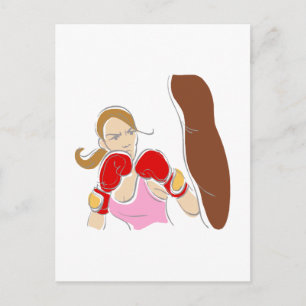 boxning vykort