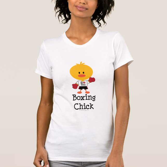 Boxningchickutslagsplats Tee (Framsida)