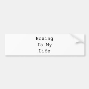 Boxningen är mitt liv bildekal