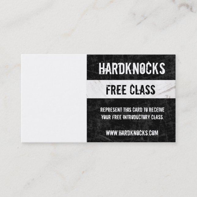 Boxningidrottshallvisitkorten VIP passerar Visitkort (Framsida)