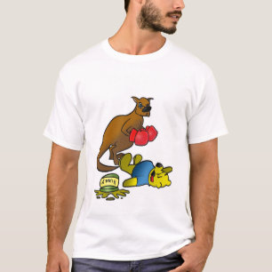 Boxningkänguru (rengöringen) t shirt
