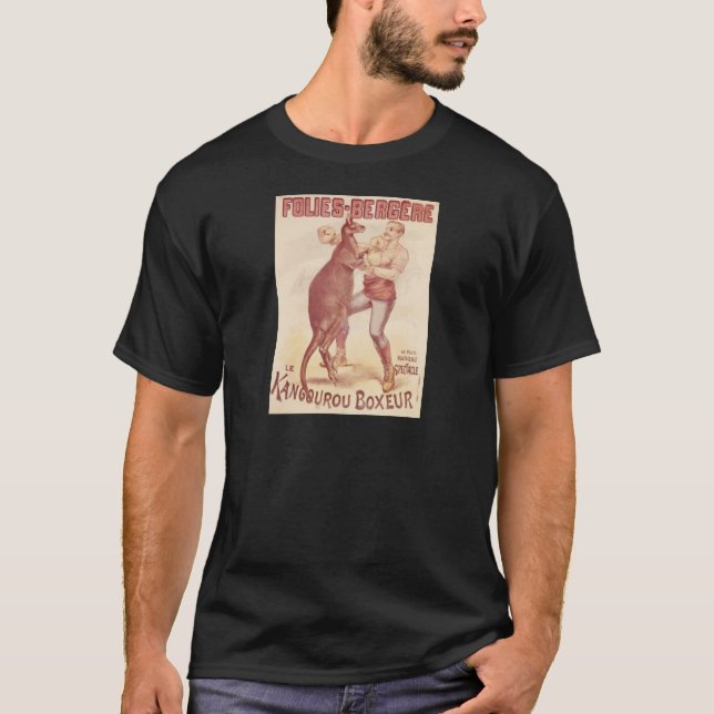 Boxningkänguru T-shirt (Framsida)