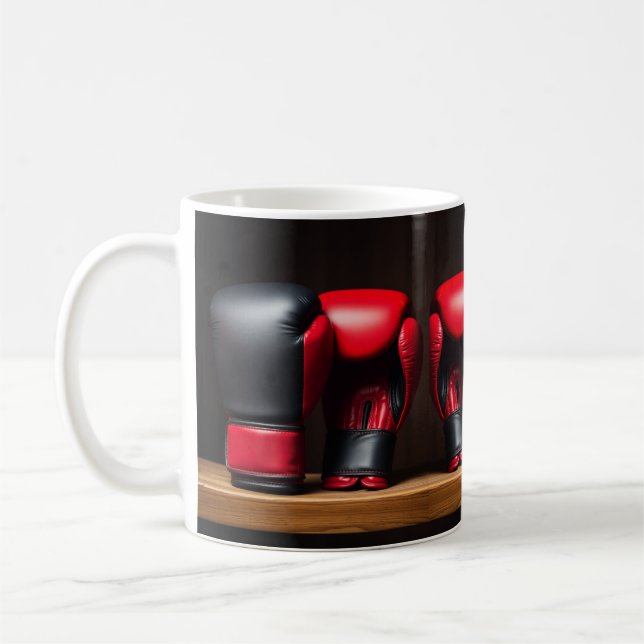 Boxnings-handskar Kaffemugg (Vänster)