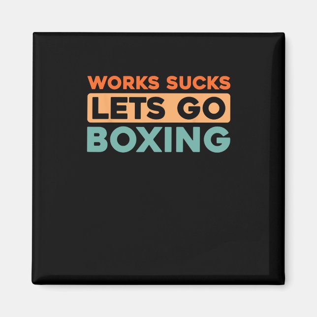 Boxnings Handskor - Fighter Sparring Boxning  Magnet (Framsidan)