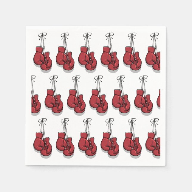 Boxnings Handskor Pappersservett (Framsidan)