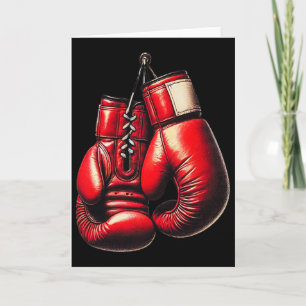 Boxnings Handskor Röd Boxning Sport Boxare Kickbox Kort