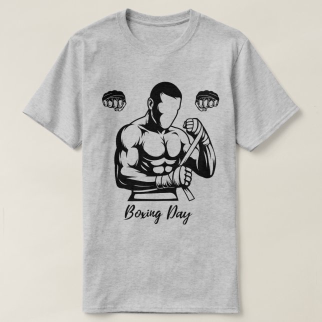 boxnings-T-shirt T Shirt (Design framsida)