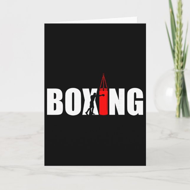 Boxningsälskare Gym Boxare Kickboxning Kickboxare  Kort (Framsida)