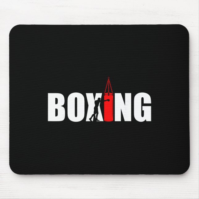 Boxningsälskare Gymboxare Kickboxning Kickboxare E Musmatta (Framsidan)