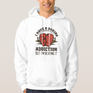 Boxningsberoende Hoodie