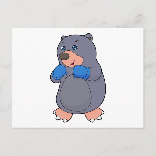 Boxningsboxare boxningsboxare Boxnings handskar Vykort (Framsida)