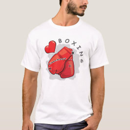 Boxningsdesign T Shirt